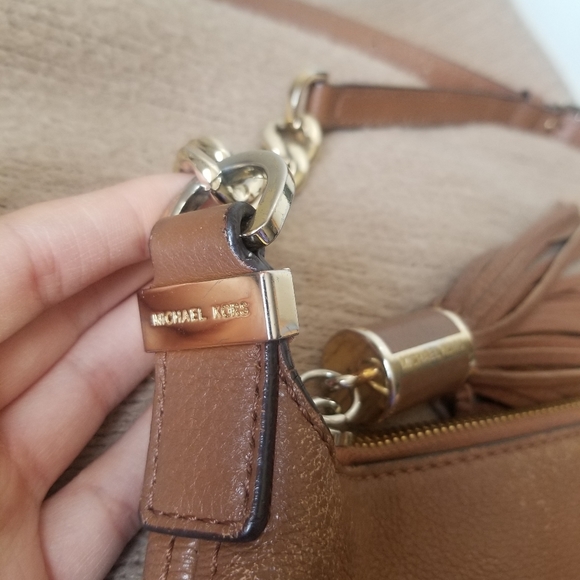 Michael Kors brown tassle crossbody - Picture 8 of 10